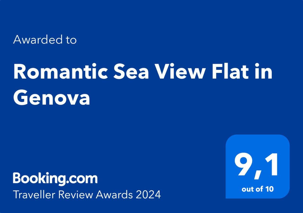 Romantic Sea View Flat In Genova Génova Exterior foto